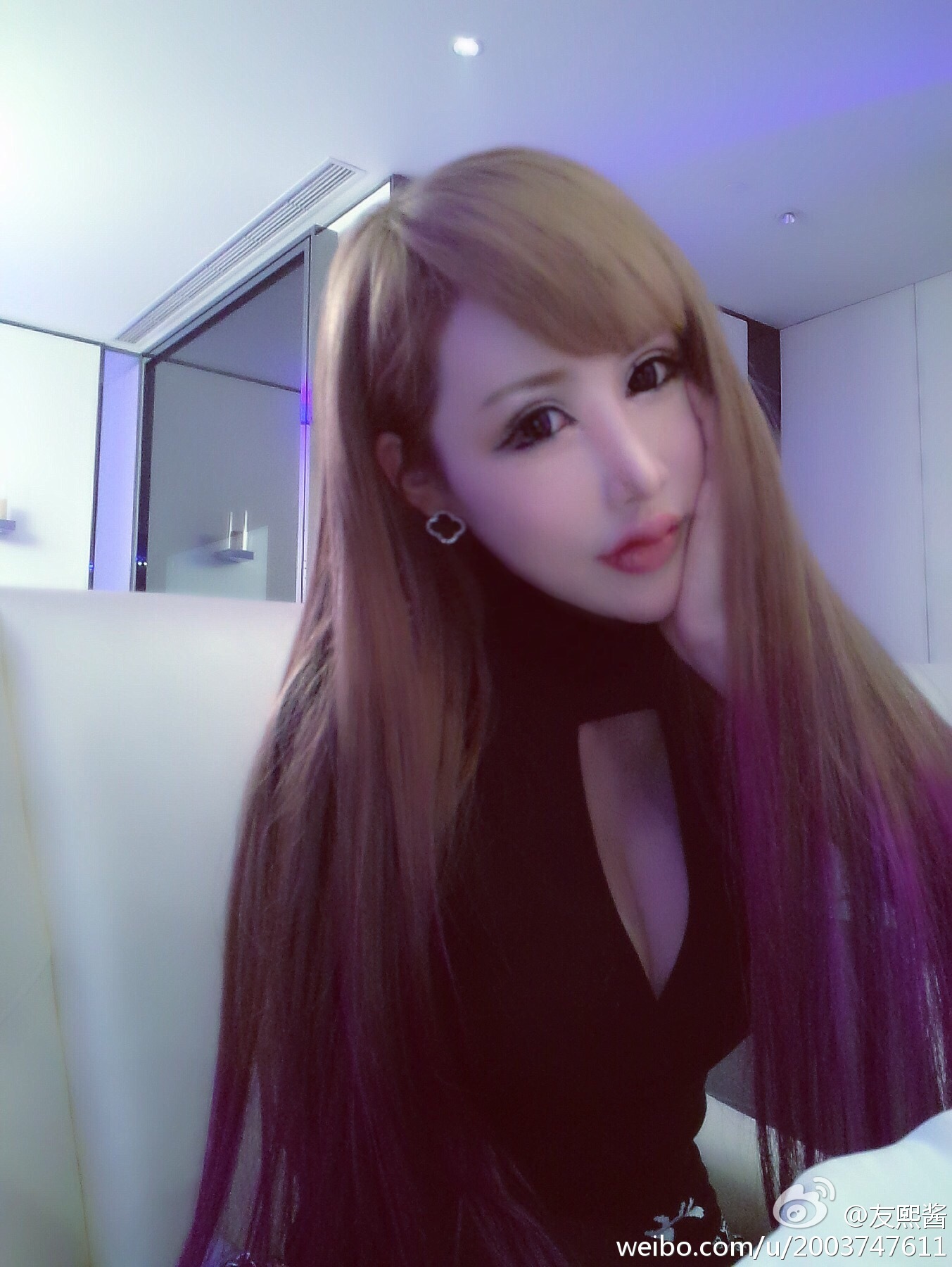 G罩美胸 火爆的辣子 友熙酱 微博自拍破解私密图片 1